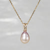 【-10/19限定】Curva ｙ Ruri JEWELRY/ [merletto]  Pink freshwater pearl / Pink sapphire
