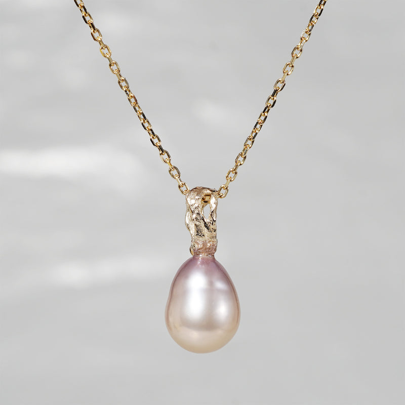 【-10/19限定】Curva ｙ Ruri JEWELRY/ [merletto]  Pink freshwater pearl / Pink sapphire