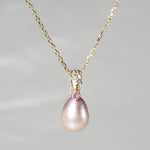 【-10/19限定】Curva ｙ Ruri JEWELRY/ [merletto]  Pink freshwater pearl / Pink sapphire