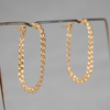 KANOE / Hoop Earrings - oval BR-P-O