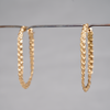 KANOE / Hoop Earrings - oval BR-P-O