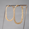 KANOE / Hoop Earrings - oval BR-P-O