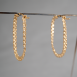 KANOE / Hoop Earrings - oval BR-P-O