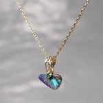 【-10/19限定】Curva ｙ Ruri JEWELRY/ [merletto]  Boulder opal / Emerald