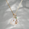 【-10/19限定】Curva ｙ Ruri JEWELRY/ [merletto]  Druzy agate / Emerald