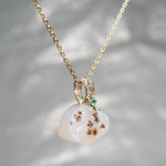 【-10/19限定】Curva ｙ Ruri JEWELRY/ [merletto]  Druzy agate / Emerald