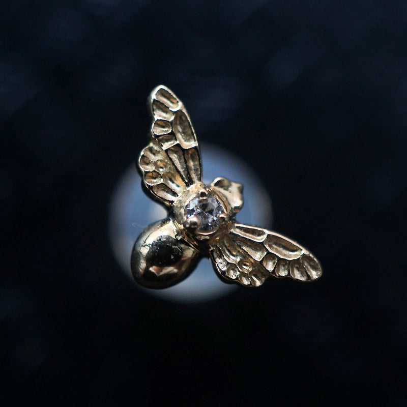 Maison de l’abeille / プチ・アベイユ 片耳ピアス ダイヤモンド K18YG