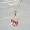 【-10/19限定】Curva ｙ Ruri JEWELRY/ [merletto]  Strawberry quartz / Emerald