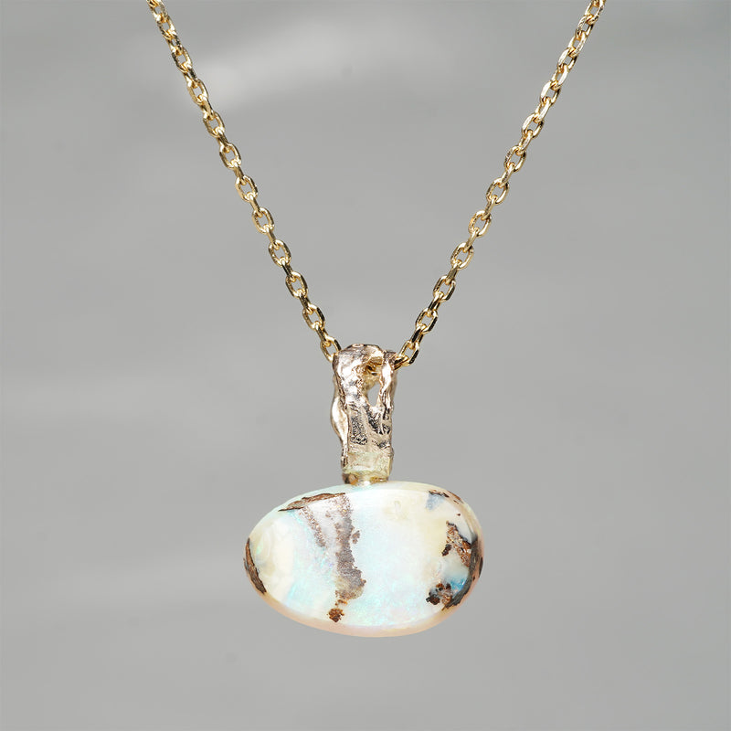 【-10/19限定】Curva ｙ Ruri JEWELRY/ [merletto]  White opal / Ruby