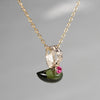 【-10/19限定】Curva ｙ Ruri JEWELRY/ [merletto]  Green tourmarine / Ruby