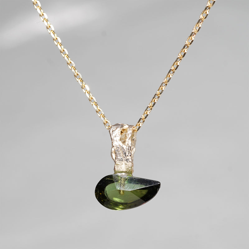 【-10/19限定】Curva ｙ Ruri JEWELRY/ [merletto]  Green tourmarine / Ruby