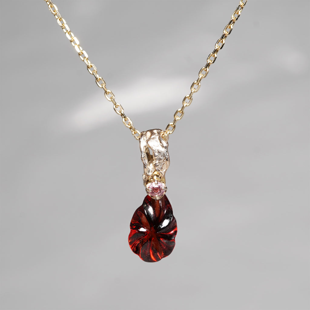 【-10/19限定】Curva ｙ Ruri JEWELRY/ [merletto]  Garnet / Purple sapphire
