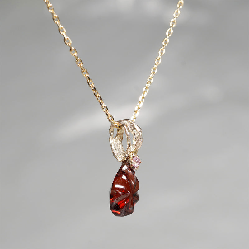 【-10/19限定】Curva ｙ Ruri JEWELRY/ [merletto]  Garnet / Purple sapphire