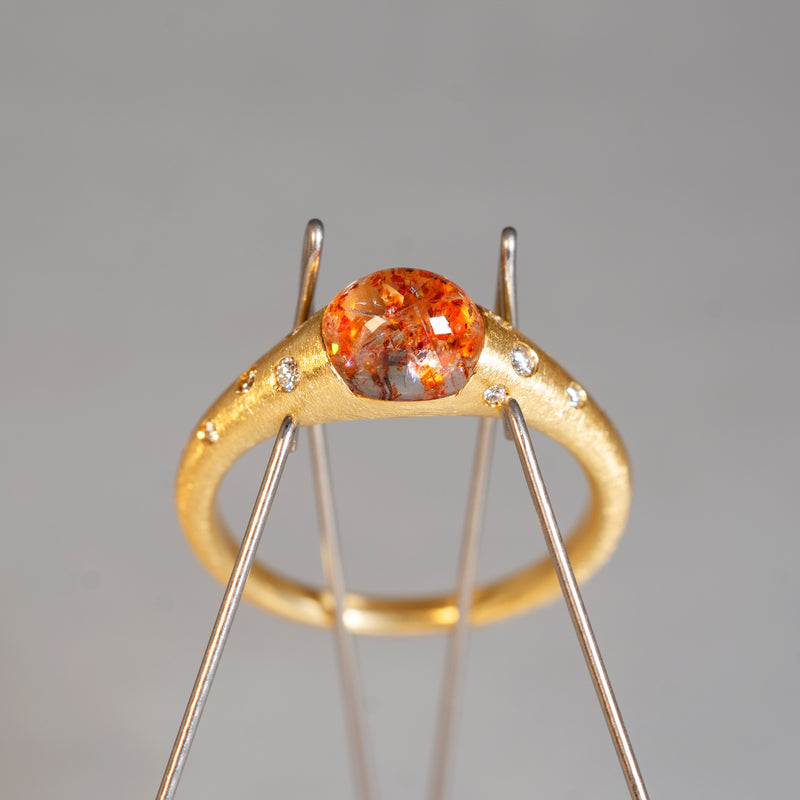 [5/3-5/25 Limited time only] 19un-neuf / Handsome Ring sun stone CR01612