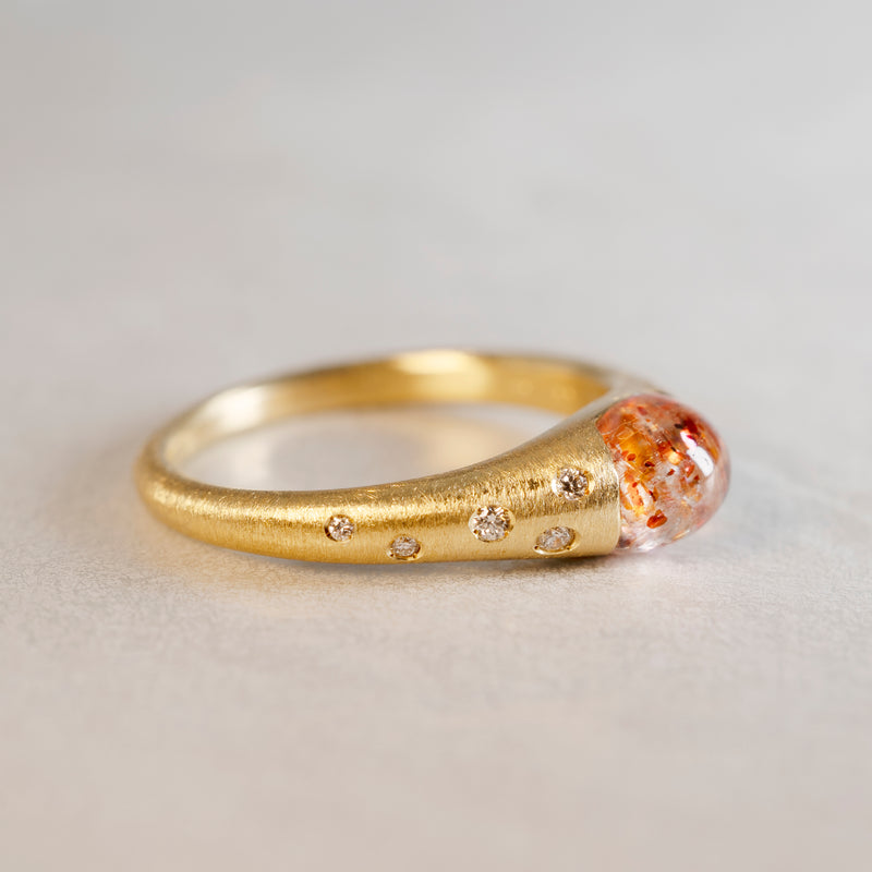[5/3-5/25 Limited time only] 19un-neuf / Handsome Ring sun stone CR01612