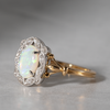 A-Y2 / Grass Crown Ring　white opal