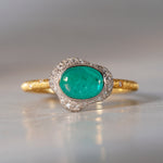 [5/3-5/25 Limited time only] 19un-neuf / Cloudy Ring Emerald CR063125
