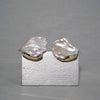 ODA / keshi freshwater pearl pierced earring until 9/25