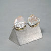 ODA / keshi freshwater pearl pierced earring until 9/25