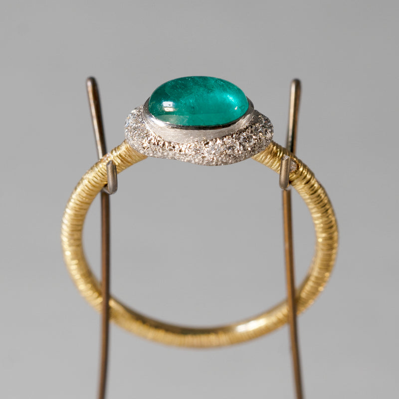 [5/3-5/25 Limited time only] 19un-neuf / Cloudy Ring Emerald CR063125
