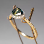 [5/3-5/25 Limited time only] 19un-neuf / Lotus Ring Bicolor sapphire CR07712