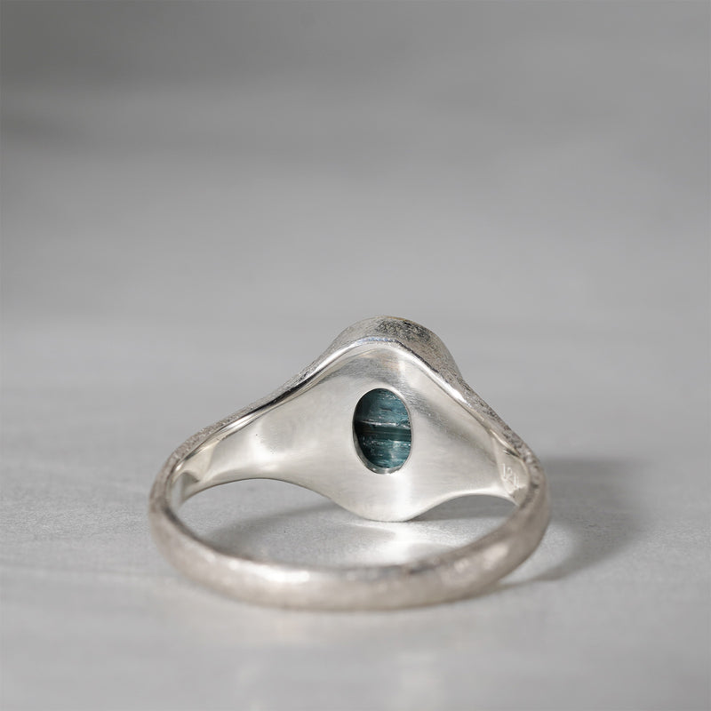 [Fuligoshed Sakae 15th Anniversary Item] GICLAT / K18YG/silver x Tourmaline Cat's Eye 1.19ct GLR875