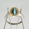 [Fuligoshed Sakae 15th Anniversary Item] GICLAT / K18YG/silver x Tourmaline Cat's Eye 1.19ct GLR875