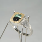 【Fuligoshed栄 15周年記念アイテム】GICLAT /  K18YG/silver x バイカラートルマリン 0.95ct  GLR873