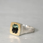 【Fuligoshed栄 15周年記念アイテム】GICLAT /  K18YG/silver x バイカラートルマリン 0.95ct  GLR873