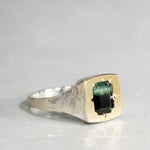 【Fuligoshed栄 15周年記念アイテム】GICLAT /  K18YG/silver x バイカラートルマリン 0.95ct  GLR873