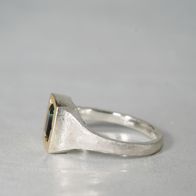 【Fuligoshed栄 15周年記念アイテム】GICLAT /  K18YG/silver x バイカラートルマリン 0.95ct  GLR873