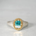【Fuligoshed栄 15周年記念アイテム】GICLAT /  K18YG/silver x バイカラートルマリン 0.66ct  GLR874