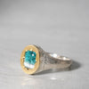 【Fuligoshed栄 15周年記念アイテム】GICLAT /  K18YG/silver x バイカラートルマリン 0.66ct  GLR874