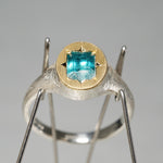 【Fuligoshed栄 15周年記念アイテム】GICLAT /  K18YG/silver x バイカラートルマリン 0.66ct  GLR874