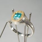 【Fuligoshed栄 15周年記念アイテム】GICLAT /  K18YG/silver x バイカラートルマリン 0.66ct  GLR874