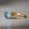 [5/3-5/25 Limited time only] 19un-neuf / Lotus Ring Moss Aquamarine CR05713