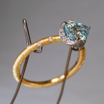 [5/3-5/25 Limited time only] 19un-neuf / Lotus Ring Moss Aquamarine CR05713