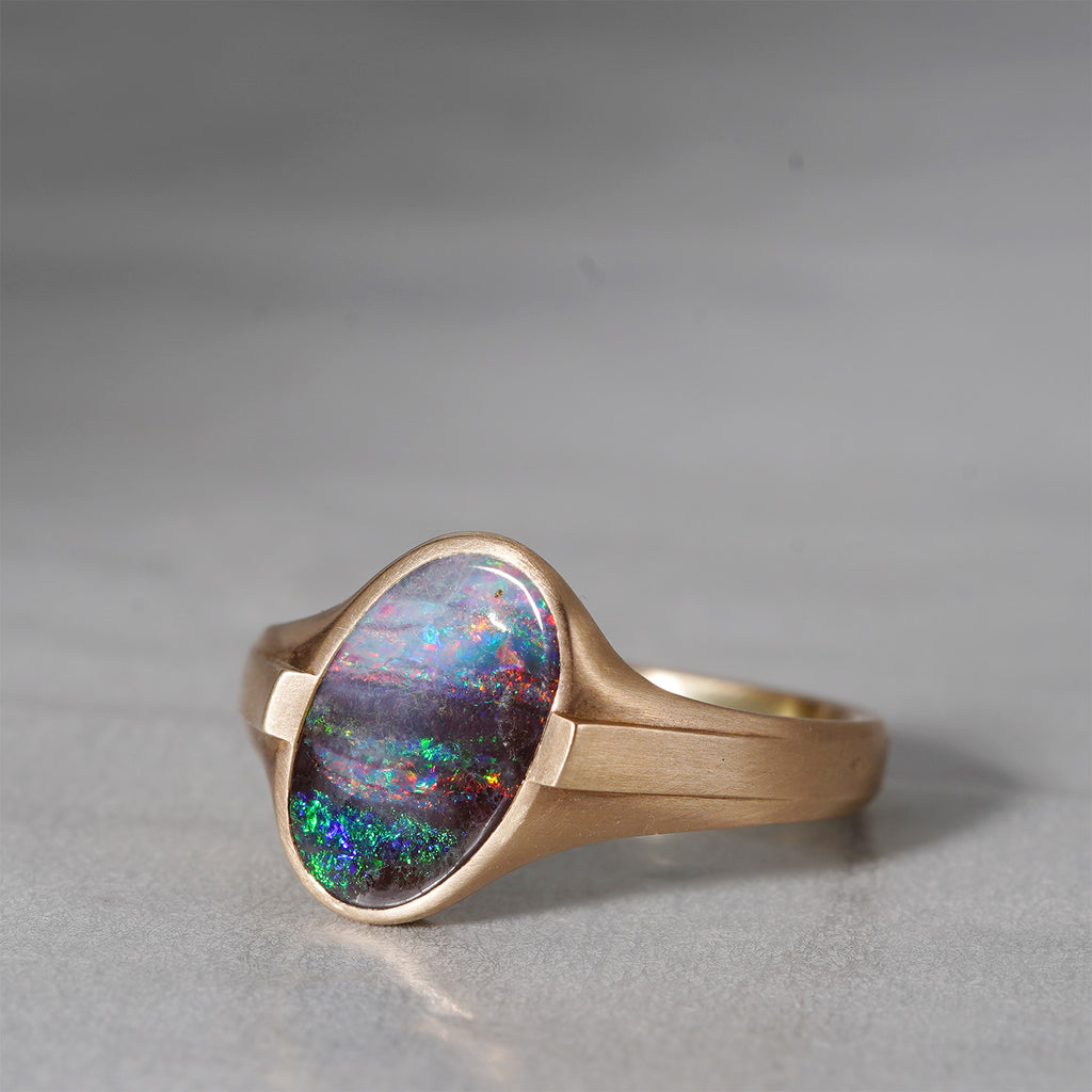 [-10/26 limited] NEPH / Ring-75_Boulder Opal