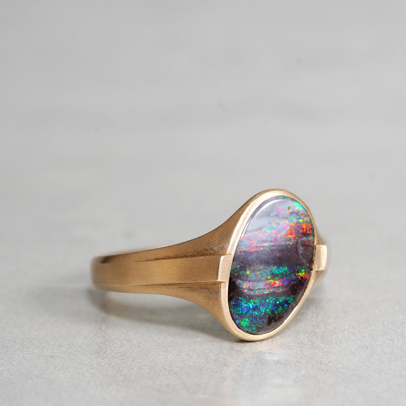 [-10/26 limited] NEPH / Ring-75_Boulder Opal