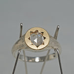 GICLAT / Silver Collection K18YG/silver x Brown Rose Diamond GLR789