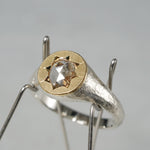 GICLAT / Silver Collection K18YG/silver x Brown Rose Diamond GLR789
