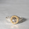 GICLAT / Silver Collection K18YG/silver x Brown Rose Diamond GLR789