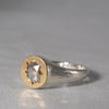 GICLAT / Silver Collection K18YG/silver x Brown Rose Diamond GLR789