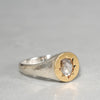 GICLAT / Silver Collection K18YG/silver x Brown Rose Diamond GLR789