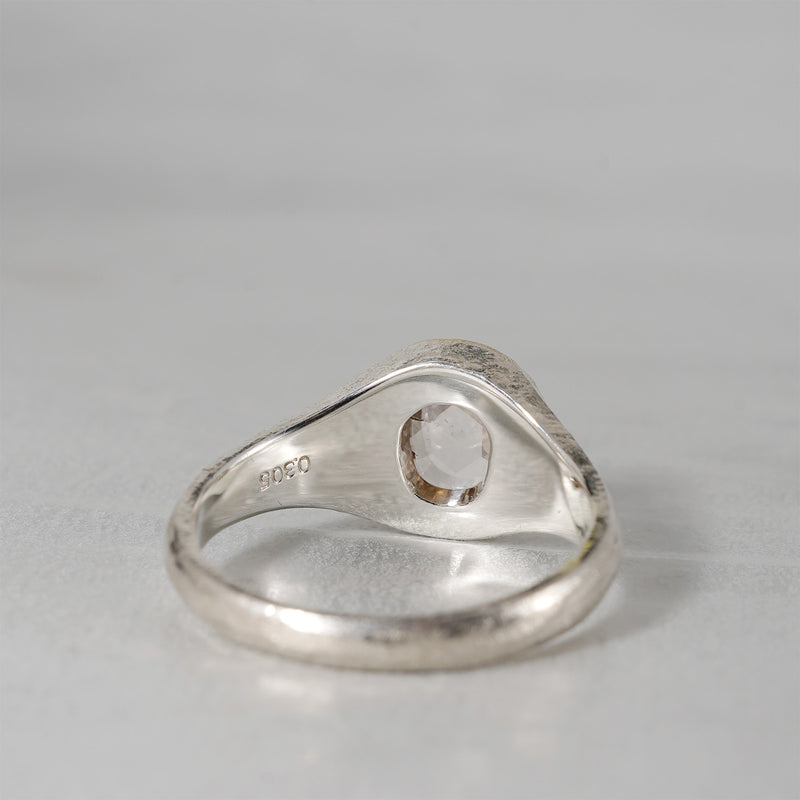 GICLAT / Silver Collection K18YG/silver x Brown Rose Diamond GLR789