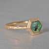 [5/3-5/25 Limited time only] 19un-neuf / Bohemian Ring Emerald CR04012