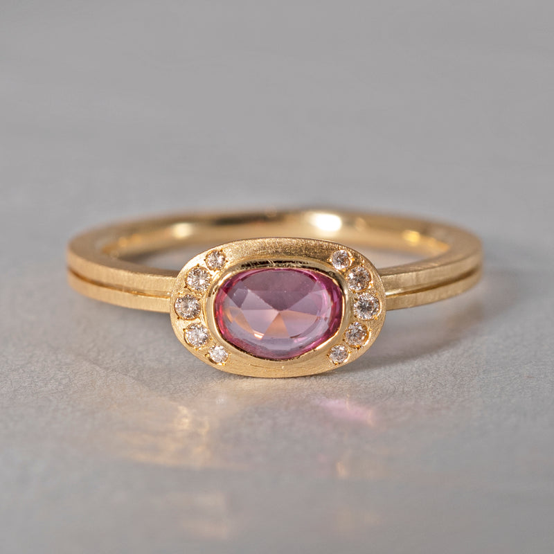 【5/3-5/25 期間限定】19un-neuf / ツキノミチRing Sapphire CR01212