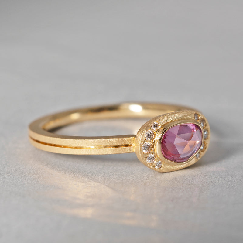 【5/3-5/25 期間限定】19un-neuf / ツキノミチRing Sapphire CR01212