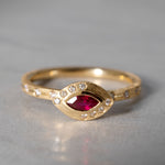 [5/3-5/25 Limited time only] 19un-neuf / Tsukinomichi Ring Ruby CR00811
