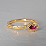 [5/3-5/25 Limited time only] 19un-neuf / Tsukinomichi Ring Ruby CR00811